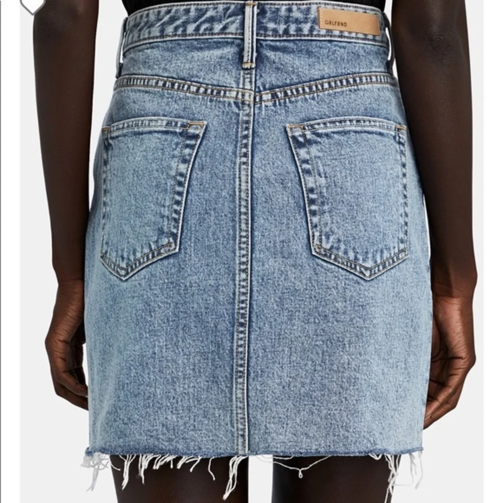 GRLFRND Embellished Denim Skirt